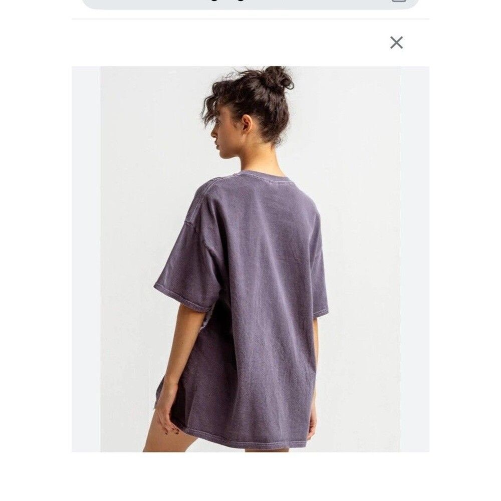 BDG Urban Outfitters T Shirt Oversized L XL Mythologies Tie Dye Purple Women - Picture 15 of 16